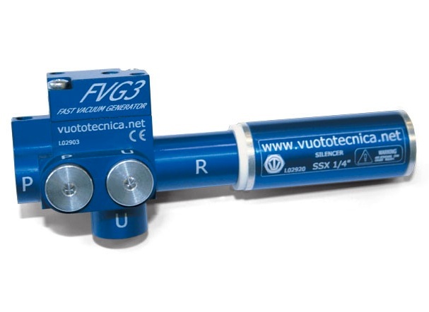 Single-stage vacuum generators FVG 3 - 5 with ejector