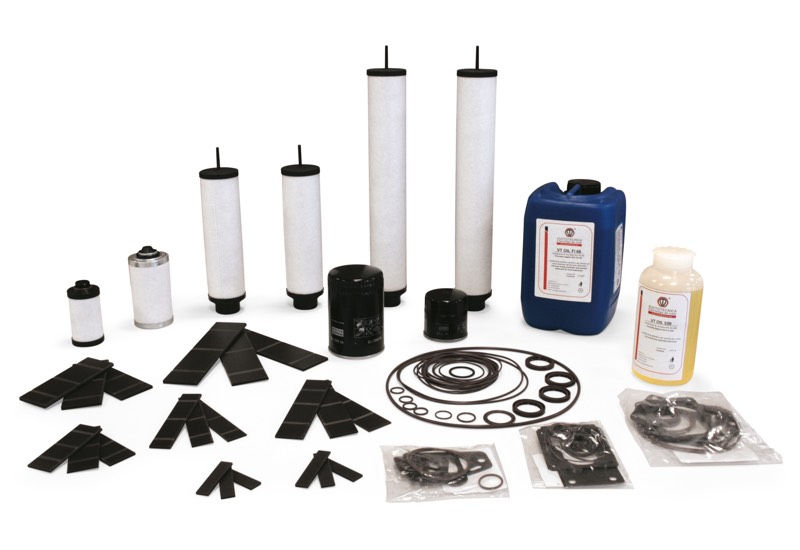 Lubricated vacuum pump RVP accessories and spare parts