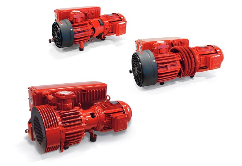 Lubrificated rotary vane vacuum pumps, RVP series