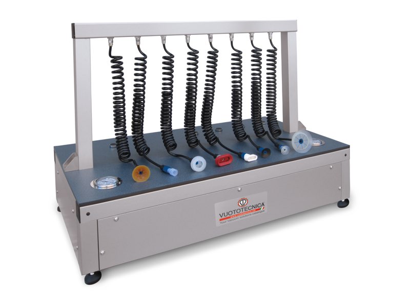 Samples and equipment for demonstration use - Test bench and tests for the selection of vacuum cups - BT 00 